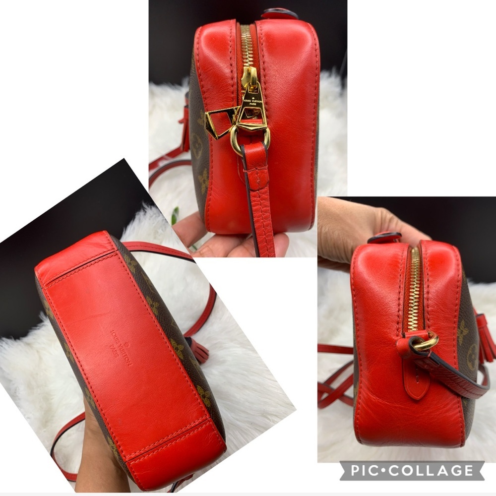 LOUIS VUITTON Monogram Saintonge Red - Picture 14 of 14
